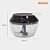 Processador De Alimentos Manual 3 Lâminas 500ml Cor Preto - Imagem 6