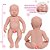 Boneca Reborn Menina Linda Olhos Fechados Com Kit Itens - Imagem 6