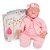 Boneca Reborn Menina Linda Olhos Fechados Com Kit Itens - Imagem 1