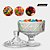 Bomboniere Pote De Vidro Decorativo 17cm Com Pé E Tampa - Imagem 3