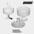 Bomboniere Pote De Vidro Decorativo 17cm Com Pé E Tampa - Imagem 4