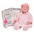Boneca Reborn 100% Silicone Olhos Fechados Enxoval 11 Itens - Imagem 1