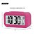Relógio Despertador Digital De Mesa Alarme Data Cor Rosa - Imagem 6