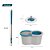 Mop Giratório Com Centrífuga E Cabo Em Inox Cor Cinza Azul - Imagem 6