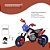 Mini Moto Elétrica Infantil Motocross 6v 241 Azul Homeplay - Imagem 3