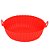 Forma Silicone Para Air Fryer Antiaderente Cor Vermelha - Imagem 1