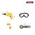 Kit De Ferramentas Infantil Pequeno Marceneiro Amarelo 5 Pçs - Imagem 6