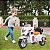 Moto Elétrica Infantil Estrada Triciclo 12v 1223 Bang Toys - Imagem 5