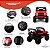 Jipe Infantil Elétrico Aventura 12v Cor Vermelho Bang Toys - Imagem 3