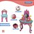 Kit Penteadeira Infantil Princesas Encantadas Criativa Rosa - Imagem 3