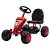 Kart Infantil Pedal Divertido Suporta 30kg Cor Vermelho - Imagem 1