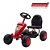 Kart Infantil Pedal Divertido Suporta 30kg Cor Vermelho - Imagem 4