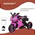 Moto Elétrica Infantil 6v Super Moto 3 Rodas Triciclo Rosa - Imagem 4
