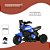 Moto Elétrica Infantil 6v Primeira Moto Cor Azul Bang Toys - Imagem 4