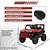 Jipe Elétrico Infantil Duna 12v Cor Vermelho 788 Bang Toys - Imagem 6