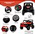 Jipe Elétrico Infantil Duna 12v Cor Vermelho 788 Bang Toys - Imagem 3