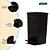 Lixeira Smart Com Pedal Cesto Lixo Grande Crippa Cor Preto - Imagem 3