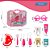 Maleta Kit Dentista Grande 14 Acessórios Pakitoys Cor Rosa - Imagem 6