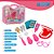 Maleta Kit Dentista Grande 14 Acessórios Pakitoys Cor Rosa - Imagem 4