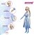 Boneca Elsa Mini My Size Frozen Articulada 55cm Baby Brink - Imagem 2