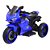 Mini Moto Elétrica Triciclo C/ 3 Rodas Bang Toys Azul Luz - Imagem 1