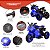 Mini Moto Elétrica Triciclo C/ 3 Rodas Bang Toys Azul Luz - Imagem 3