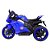 Mini Moto Elétrica Triciclo C/ 3 Rodas Bang Toys Azul Luz - Imagem 1