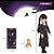 Boneca Wandinha Addams 45cm Com Mãozinha 1845 Baby Brink - Imagem 6