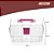 Maleta Organizadora Transparente Rosa Multiuso Porta Objetos - Imagem 6