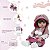 Bebê Reborn Cegonha Dolls Cabelos Castanhos Longos Vinil - Imagem 4
