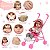 Boneca Reborn Realista Enxoval Coelhinha Com Carrinho Rosa - Imagem 3