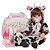 Boneca Bebê Reborn Realista Com Roupa De Vaquinha Completo - Imagem 1