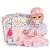 Boneca Bebê Reborn Realista Fofinha Conjunto Luxo + Itens - Imagem 1