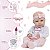 Boneca Bebê Reborn Realista Fofinha Conjunto Luxo + Itens - Imagem 4