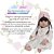 Boneca Reborn Valentina Realista Com Lindo Conjunto + Itens - Imagem 2