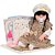 Boneca Reborn Menina Morena Vinil Enxoval Oncinha 13 Itens - Imagem 1