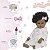Boneca Reborn Negra Linda 100% Vinil Conjunto Arco Íris - Imagem 4