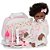 Boneca Reborn Bebê Negra Enxoval Arco Íris Completo 20 Itens - Imagem 1