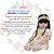 Boneca Reborn Morena Com Lindo Vestido Kit 13 Acessórios - Imagem 2
