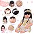Boneca Reborn Morena Com Lindo Vestido Kit 13 Acessórios - Imagem 3