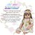 Bebê Reborn Boneca Loira Menina Linda Kit 13 Acessórios - Imagem 2