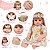 Bebê Reborn Boneca Loira Menina Linda Kit 13 Acessórios - Imagem 3