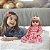 Boneca Reborn Loira Menina Gatinha Vestido Xadrez 20 Itens - Imagem 5