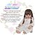 Boneca Reborn Realista Corpo De Vinil Enxoval Completo - Imagem 2