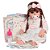 Boneca Reborn Realista Corpo Vinil + Itens Chupeta Mamadeira - Imagem 1