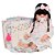 Boneca Reborn Realista Morena 46cm Corpo De Vinil Pode Banho - Imagem 1
