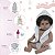 Boneca Reborn Negra Saída De Banho Coelhinho Kit Acessórios - Imagem 4