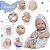 Boneco Bebê Reborn Luca Enxoval Completo Roupão Coelhinho - Imagem 3