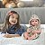 Boneca Bebê Reborn Realista Com Saída De Banho Girafinha - Imagem 5