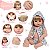 Boneca Reborn Bebê Menina Loira Saída De Banho Pandinha - Imagem 3